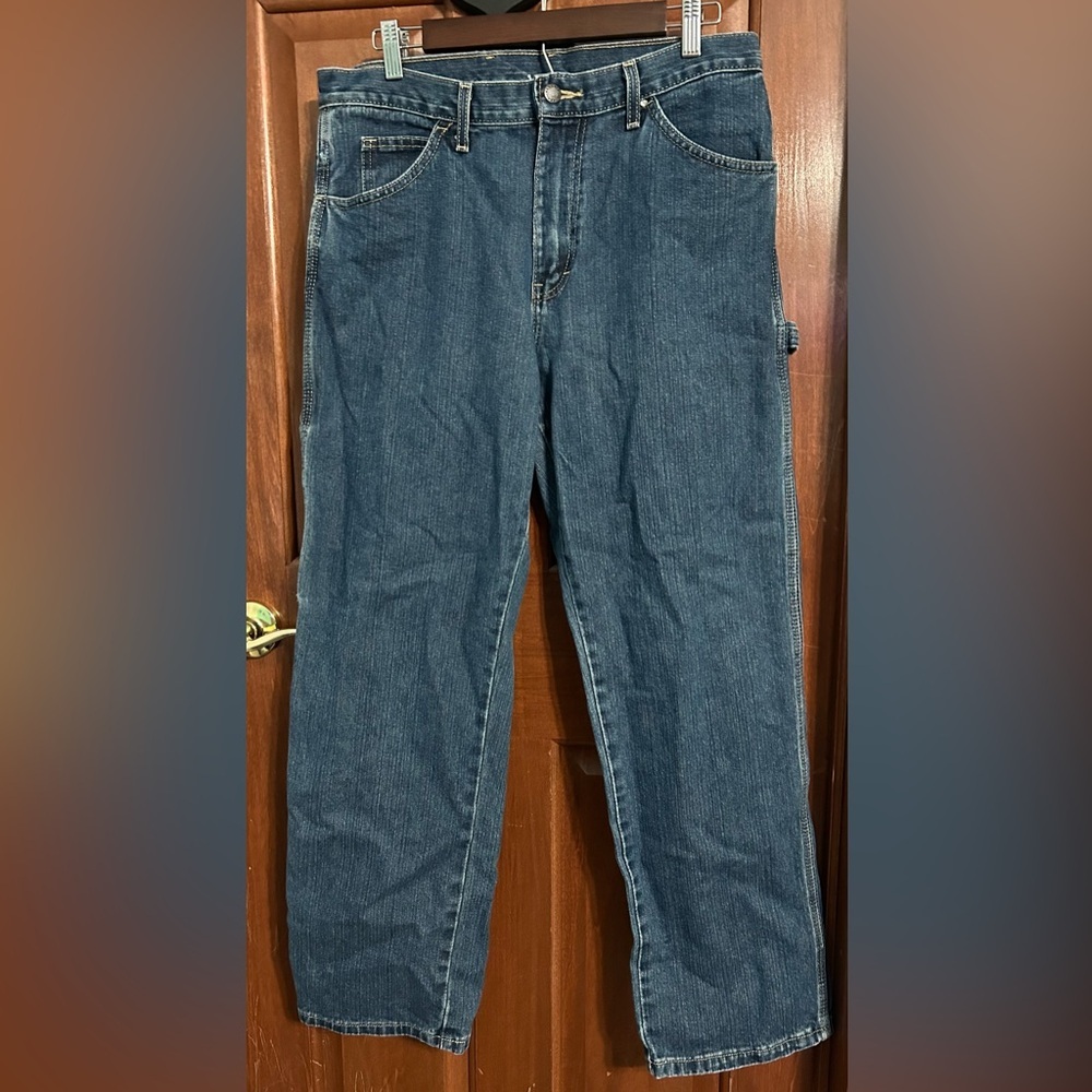 Dickies Blue Straight-Leg Jeans Classic Denim